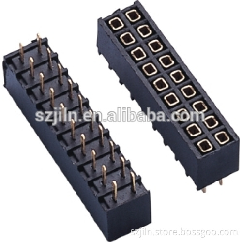 single & dual row top entry straight 2.54mm male female pin header wholesale